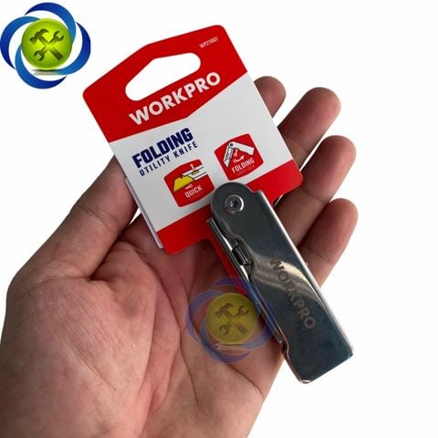 Dao rọc cáp loại xếp thép không gỉ Workpro WP211001