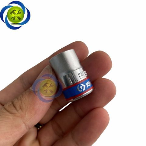 Tuýp trắng ngắn 12 cạnh Kingtony 3330xx chuôi 3/8 (size lẻ từ 6-24mm)