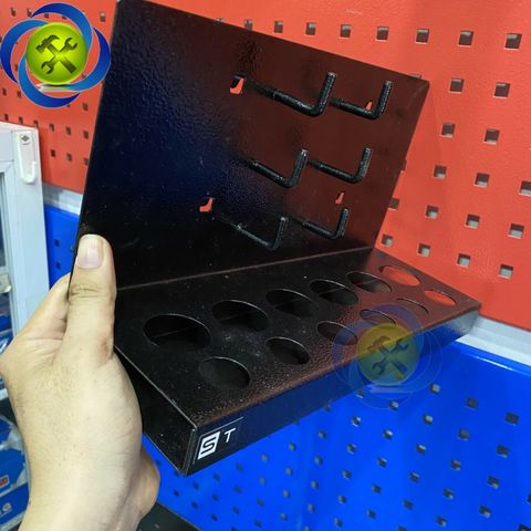 Khay treo khẩu-tuýp, cần vặn STRONGER TOOL dùng cho tấm treo dụng cụ lỗ vuông
