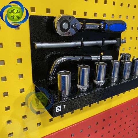 Khay treo khẩu-tuýp, cần vặn STRONGER TOOL dùng cho tấm treo dụng cụ lỗ vuông