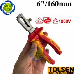 Kìm tuốt dây cách điện 1000V Tolsen V16066 160mm
