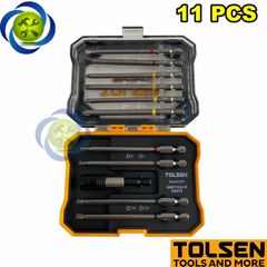 Bộ mũi vít dài 100mm Tolsen 20375 có 11 chi tiết