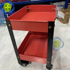 Xe hai ngăn mini STRONGER TOOL chất liệu thép, sơn tĩnh điện