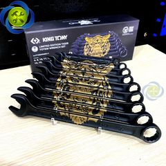 Bộ cờ lê vòng miệng 9 chi tiết (6-19mm) Kingtony P12D09MRS11 phiên bản giới hạn TIGER