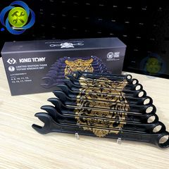 Bộ cờ lê vòng miệng 9 chi tiết (6-19mm) Kingtony P12D09MRS11 phiên bản giới hạn TIGER