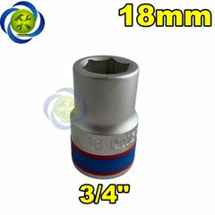 Tuýp 22mm loại 3/4 dài màu trắng 6 cạnh Kingtony 623522M