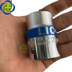 Tuýp 22mm loại 3/4 ngắn màu trắng 6 cạnh Licota N6022