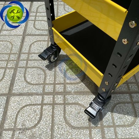 Xe đẩy dụng cụ 3 khay + 3 ngăn kéo có tấm treo STRONGER TOOL