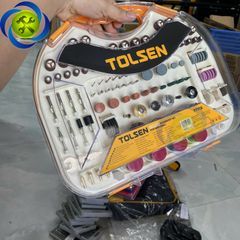 Bộ phụ kiện 250 chi tiết cho máy khoan mini Tolsen 77115