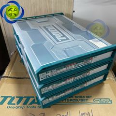 Hộp nhựa đựng dụng cụ TOTAL THKTV02 340x250x60mm có thể lắp ghép