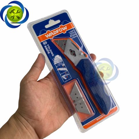 Dao rọc cáp gấp gọn WADFOW WSK9419 sử dụng lưỡi ngắn 19mm
