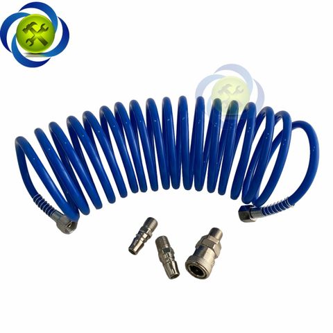 Dây hơi xoắn 5m WADFOW WQG1905 kèm đầu nối nhanh