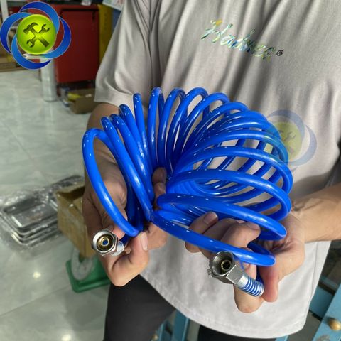 Dây hơi xoắn 5m WADFOW WQG1905 kèm đầu nối nhanh