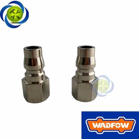Bộ hai đầu nối hơi ren trong 13mm WADFOW WQP2973 (đầu đực) loại 1/4 PT
