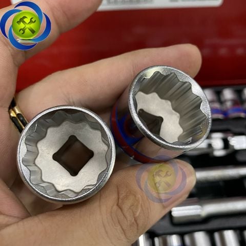 Bộ tuýp 36 chi tiết hệ inch và hệ mét KINGTONY 3036CR loại 3/8 inch