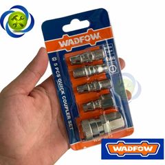 Bộ 5 đầu nối hơi nhanh WADFOW WQP3673 ren 13mm (1/4 PT)