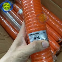 Dây hơi xoắn BARKER 5x8mm nhựa PU màu cam có các chiều dài (6-9-12-15mm)