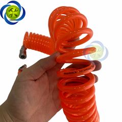 Dây hơi xoắn BARKER 5x8mm nhựa PU màu cam có các chiều dài (6-9-12-15mm)