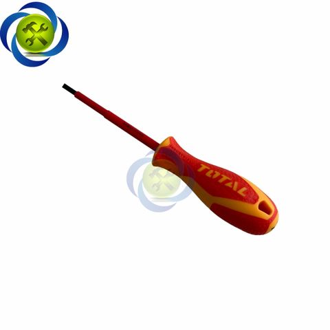 Tua vít dẹp cách điện 4x100mm Total THTIS4100