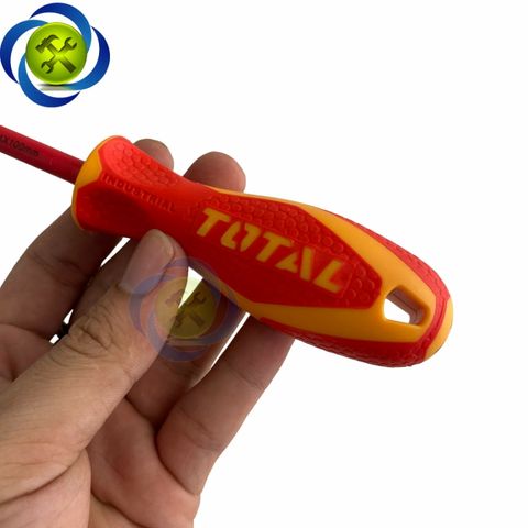 Tua vít dẹp cách điện 4x100mm Total THTIS4100