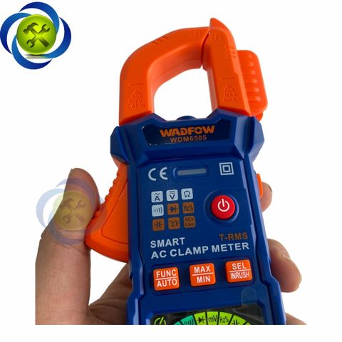 Đổng hồ Ampe kìm đo điện AC kỹ thuật số 600V-4000 số đếm Wadfow WDM6505