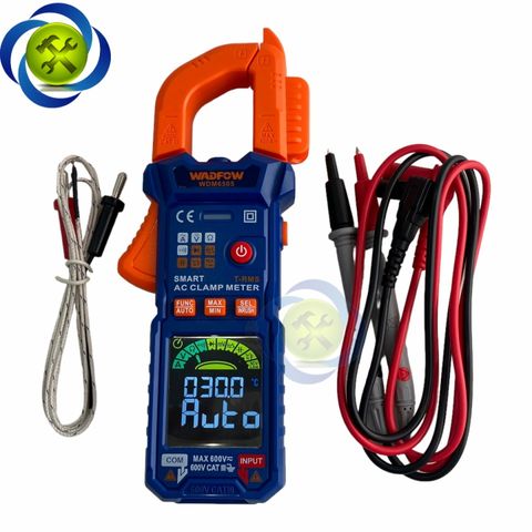 Đổng hồ Ampe kìm đo điện AC kỹ thuật số 600V-4000 số đếm Wadfow WDM6505