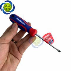 Tua vít dẹp 3x75mm tay cầm bọc cao su Workpro WP221013