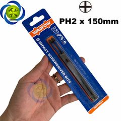 Bộ 2 mũi vít PH2 x 150mm Wadfow WSV4K64 chuôi lục giác