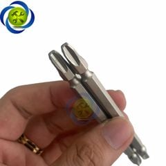 Mũi vít bake hai đầu PH3 x 110mm Kingtony 131103P có nam châm (10 mũi/hộp)