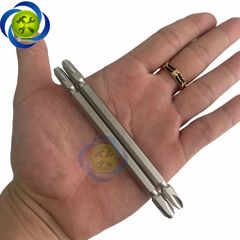 Mũi vít bake hai đầu PH3 x 110mm Kingtony 131103P có nam châm (10 mũi/hộp)