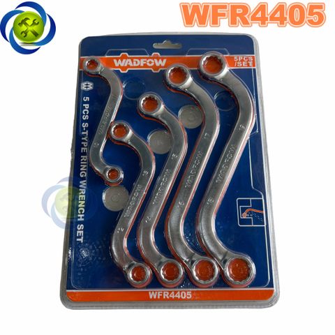 Bộ 5 cờ lê hai đầu vòng hình chữ S WADFOW WFR4405