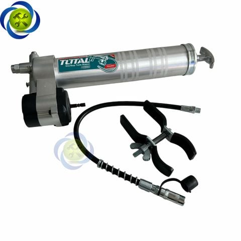 Dụng cụ bơm mỡ bò TOTAL TGULI2001 có giá đỡ 400CC sử dụng cho máy siết vít
