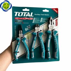 Bộ kìm 3 chi tiết Total THT2K0301 (kìm điện, kìm cắt và kìm nhọn)