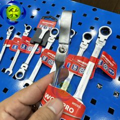 Cờ lê tự động đầu lắc léo - gật gù Workpro từ 8mm-19mm