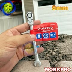 Cờ lê tự động đầu lắc léo - gật gù Workpro từ 8mm-19mm