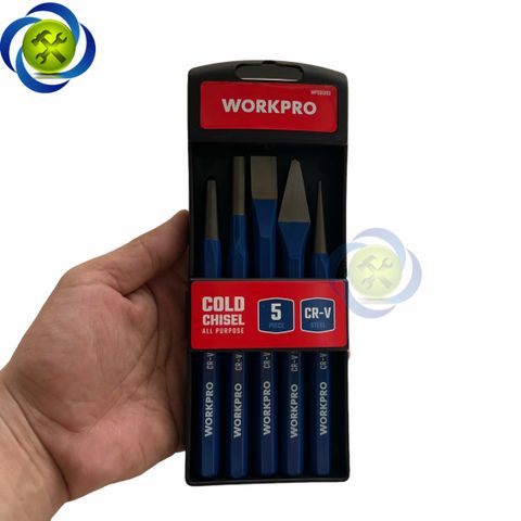 Bộ đục đột sắt Workpro WP201303 có 5 chi tiết
