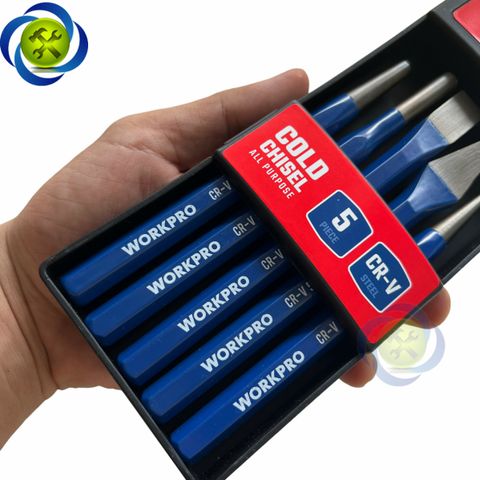 Bộ đục đột sắt Workpro WP201303 có 5 chi tiết