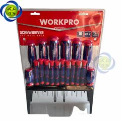 Bộ tua vít 18 chi tiết Workpro WP200506 có chân đế