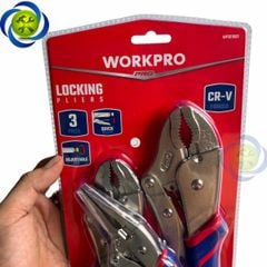 Bộ kìm bấm 3 chi tiết Workpro WP201003 có bọc nhựa