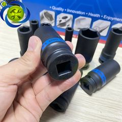 (ĐỦ SIZE) Tuýp 1/2 KINGTONY 4435 loại dài 6 cạnh màu đen