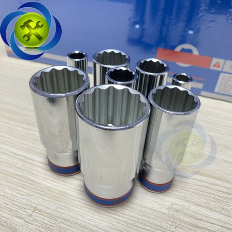(ĐỦ SIZE) Tuýp 1/2 KINGTONY 4230 loại 12 cạnh màu trắng dài 77mm