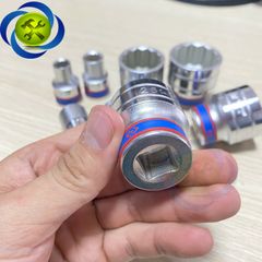 (ĐỦ SIZE) Tuýp 1/2 KINGTONY 4330 loại ngắn 12 cạnh màu trắng