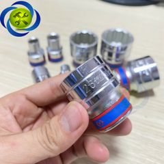 (ĐỦ SIZE) Tuýp 1/2 KINGTONY 4330 loại ngắn 12 cạnh màu trắng