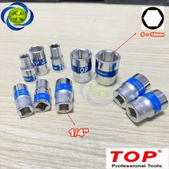 (ĐỦ SIZE) Tuýp ngắn 1/4 TOP loại 6 cạnh có size từ 5-14mm