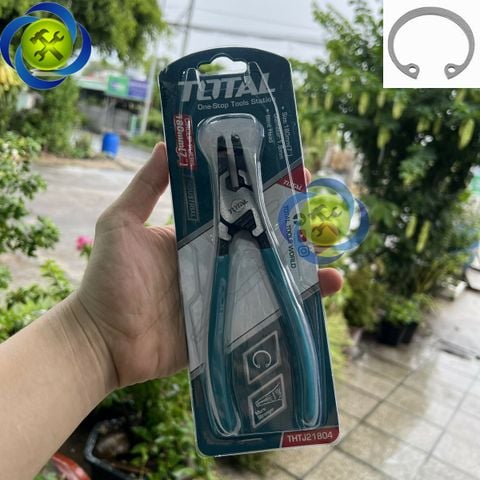Kìm mở phe trong đầu cong TOTAL THTJ21804 dài 180mm