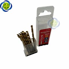 Mũi khoan sắt 3mm chuôi tròn thép HSS Workpro WP400158 (10 mũi hộp)