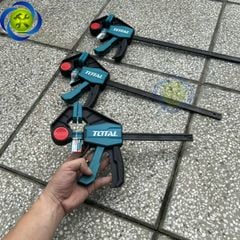 Kẹp gỗ nhanh Total hình chữ F nhiều kích thước 6-12-18 inch