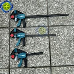 Kẹp gỗ nhanh Total hình chữ F nhiều kích thước 6-12-18 inch