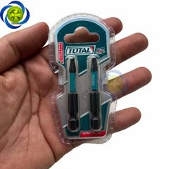 Bộ 2 mũi vít dẹp 5mm Total TACIM71SL550 dài 50mm