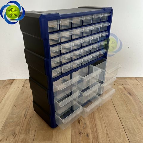 Tủ nhựa đựng linh kiện 39 ngăn Workpro WP283010 kích thước 475x380x160mm